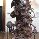 Apparently, this was a Marathon Motors car. Now its an art piece to pay homage to the buildings past.